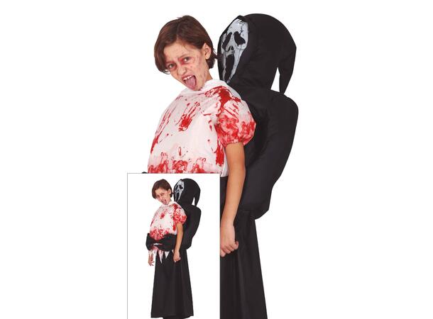 Døden m/død person - Oppblåsbar 1 Oppblåsbart kostyme - Str 7-9 År 