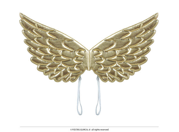 Englevinger til barn - Gull 1 Par vinger i stoff - 44cm 