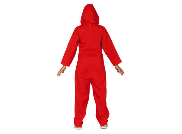 Fangekostyme - Onepiece - Rød 1 Damekostyme - str 36-38 (S) 