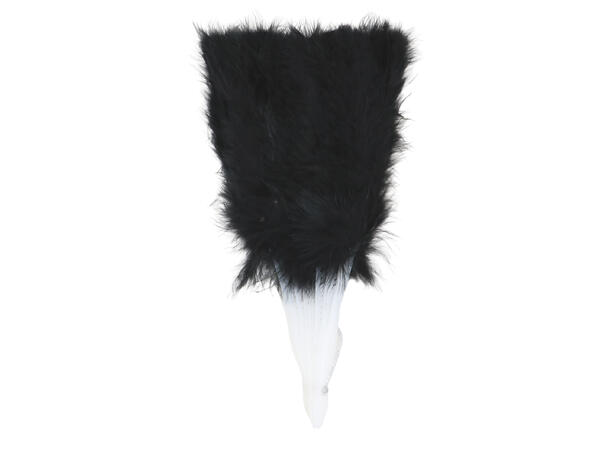 Fjærvifte - Sort 1 Vifte med 16 blader i fjær 