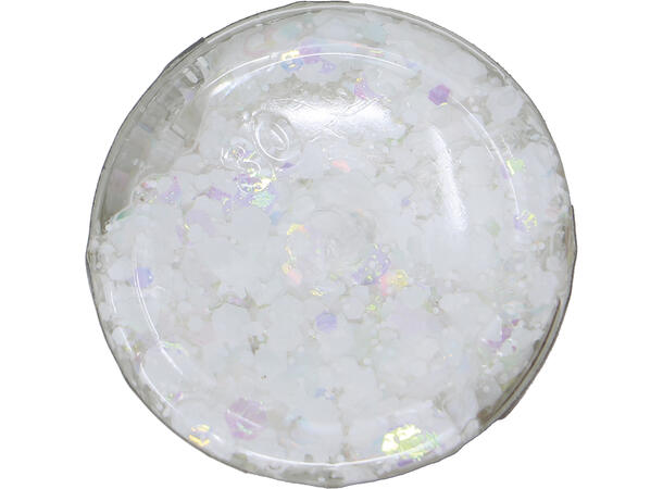 Glitter Gel - Hvit 1 Beholder med gel - 20g 