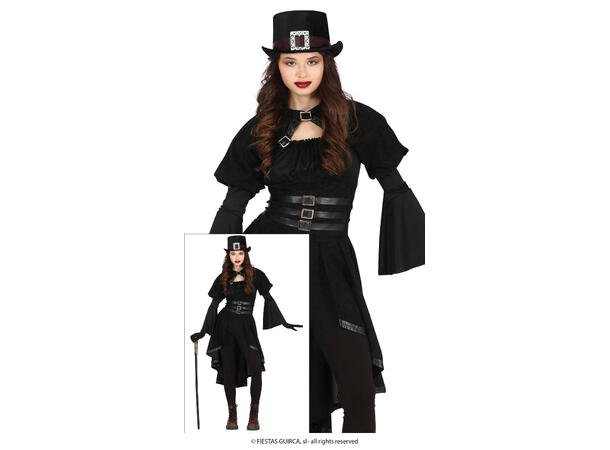 Gothic girl 1 Kostyme til barn - 14-16 år (168cm) 