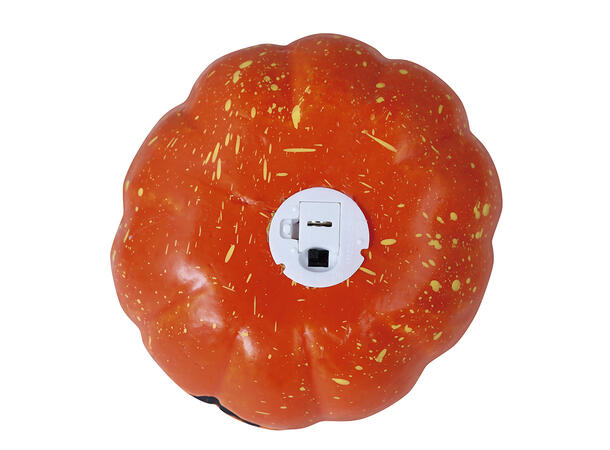 Gresskar lanterne med lys 1 Gresskar i skum - 20cm 