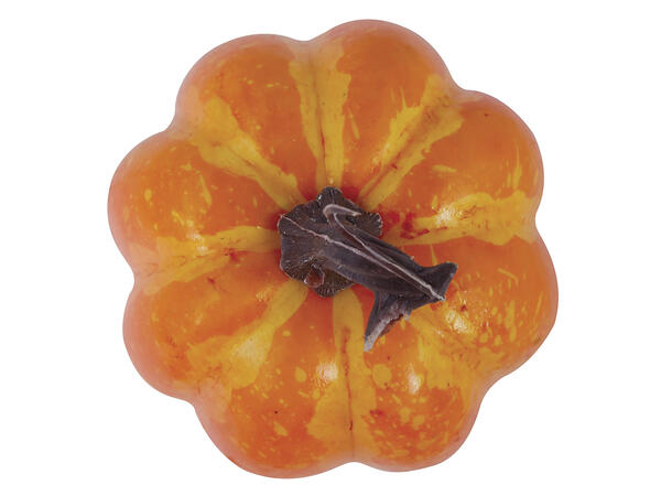 Gresskar med LED-lys - Oransje 2 Gresskar i skum - 10cm 