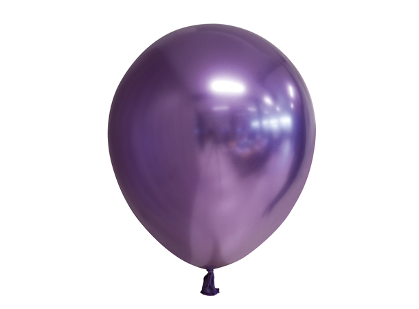 Gummiballonger - Mirror Purple 50 Gummiballonger - 30cm (12") 