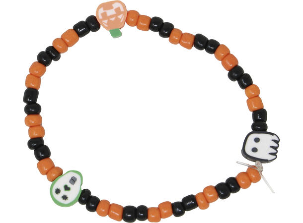 Halloween perler til å lage smykker -DIY 1 Boks med 1300 perler i plast 