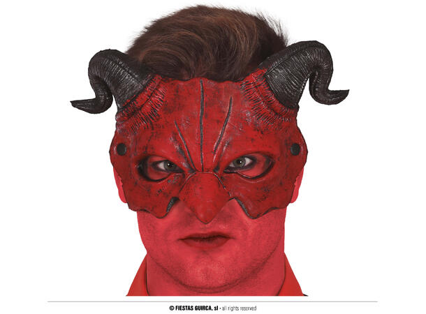 Halvmaske - Demon 1 Maske i EVA-skum 