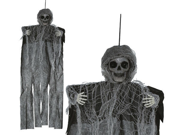 Hengende skjelett m/kappe 1 Hengende figur - 60cm 