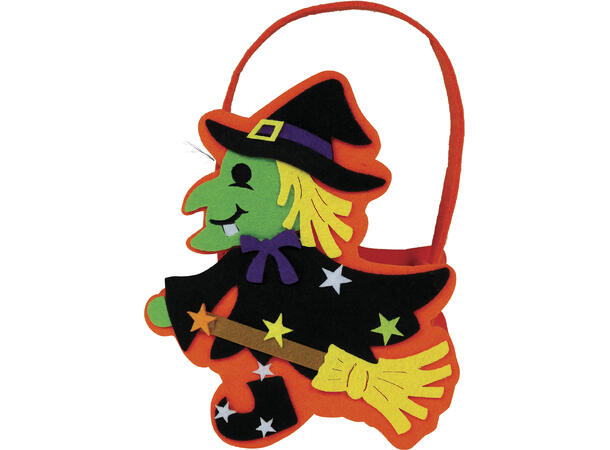 Heskeveske i filt 1 Gresskarveske i filt - 18cm 