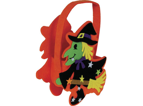 Heskeveske i filt 1 Gresskarveske i filt - 18cm 