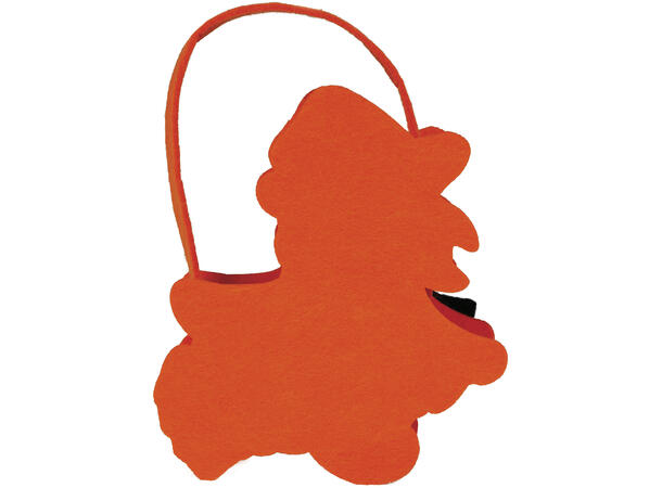 Heskeveske i filt 1 Gresskarveske i filt - 18cm 