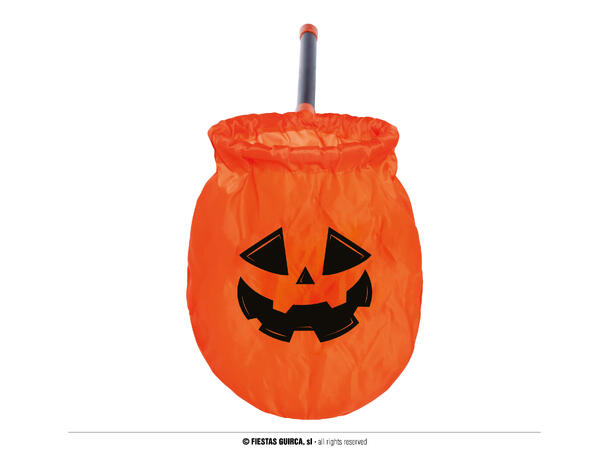 Hov til godteri - Oransje gresskar 1 Hov i polyester/PVC - 50cm 