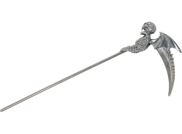 Hårnål - Ljå m/skjelett 1 stk i PVC - 19cm 