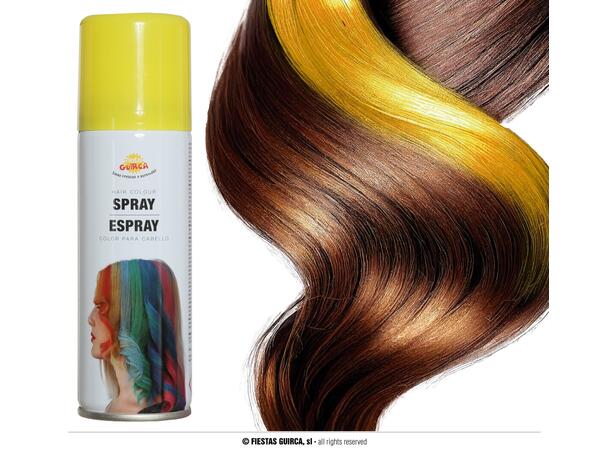 Hårspray - Fluoriserende gul 1 boks med hårspray - 125ml 