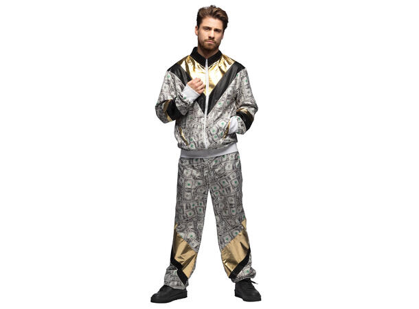 Joggedress - US dollar - Dude 1 Herrekostyme - Str L 