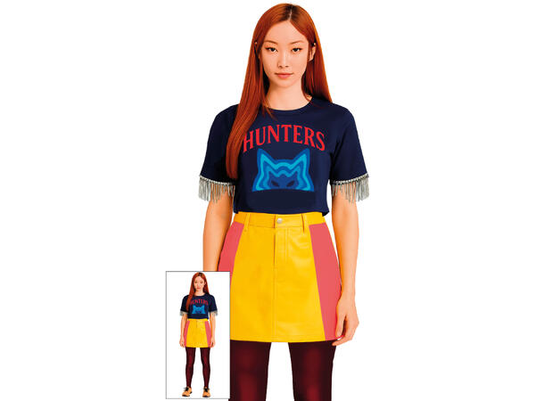 K-Pop - Hunter 1 Damekostyme - str 36-38 (S) 