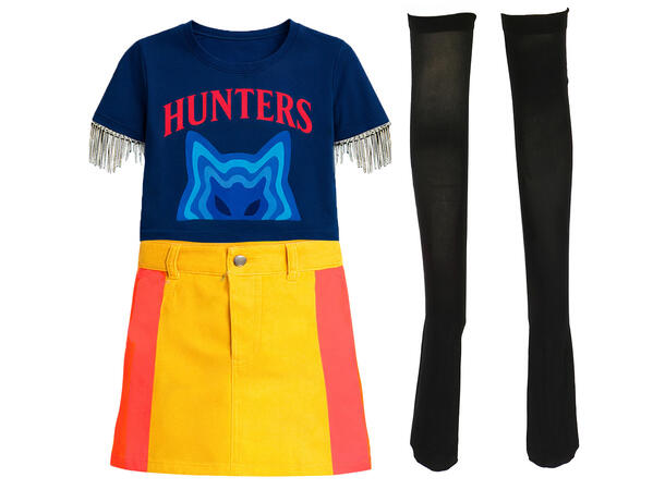 K-Pop - Hunter 1 Damekostyme - str 36-38 (S) 