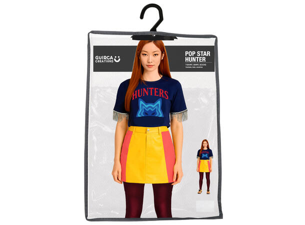 K-Pop - Hunter 1 Damekostyme - str 36-38 (S) 