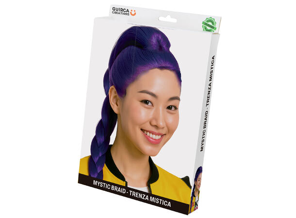 K-pop - Mystic braid - Parykk  m/flette 1 Parykk i kunstig hår - Ungdom - Lang 