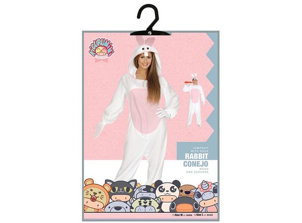 Kanin - Kigurumimi - Oneoiece 1 Kostyme til voksen - Str 42-44 (L) 