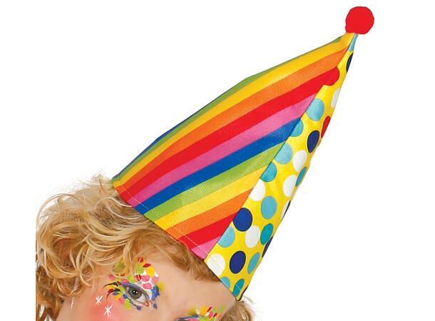 Klovnekostyme - Fargerik 1 Barnekostyme til gutt - Str 7-9 År 