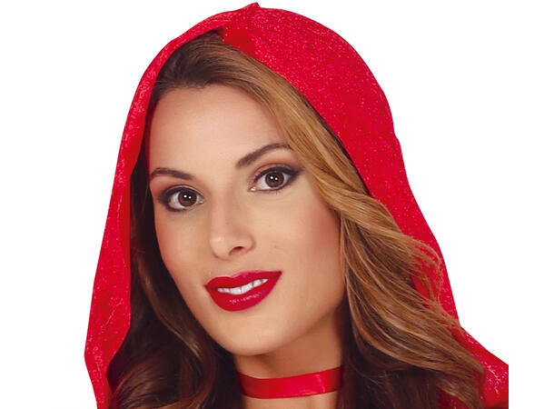 Lille Rødhette - Kjole, Kappe og hette 1 Damekostyme - str 44-46 (XL) 