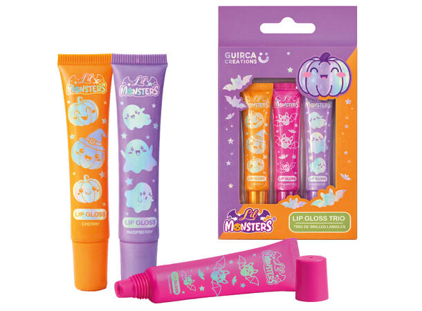 Lipgloss - 3 farger ass 3 Lipgloss til barn 