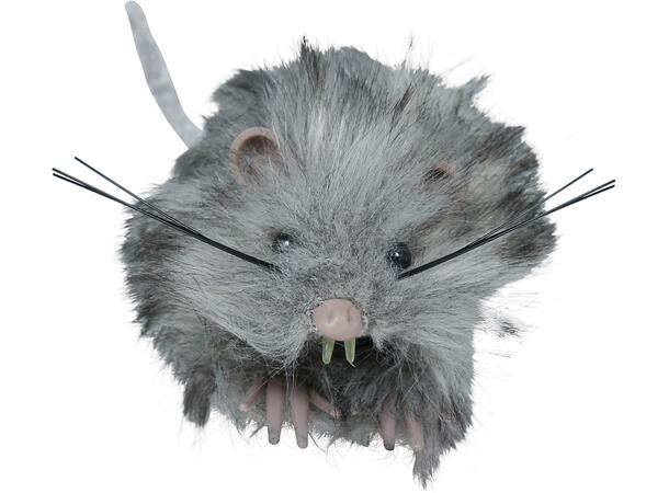 Liten grå mus 1 Mus - 11cm 