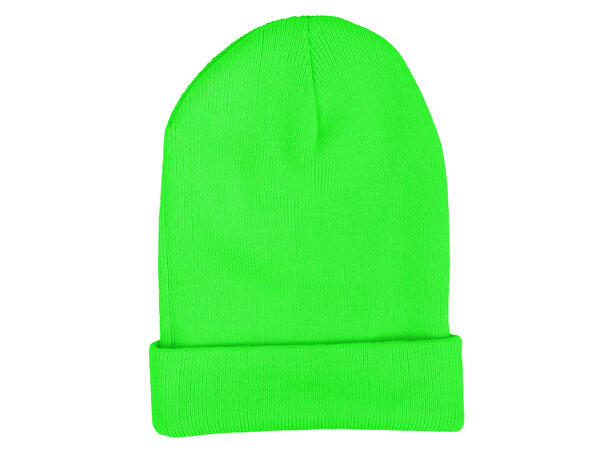 Lue - Neon Grønn 1 Lue i polyester til voksen - Onesize 