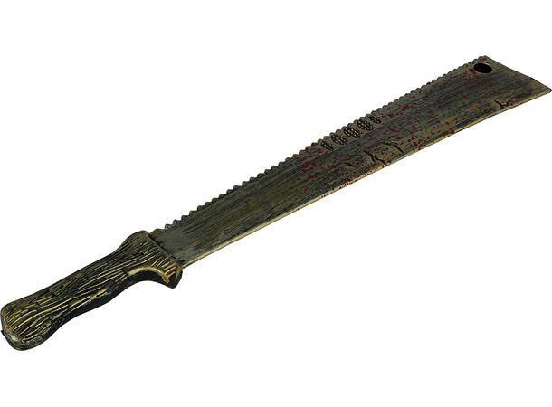 Machete - Sag m/håndtak 1 Våpen i PVC - 68cm 