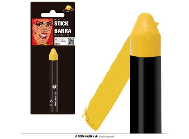 Make-up stift - Gul 1 Sminkestift - 10gr 