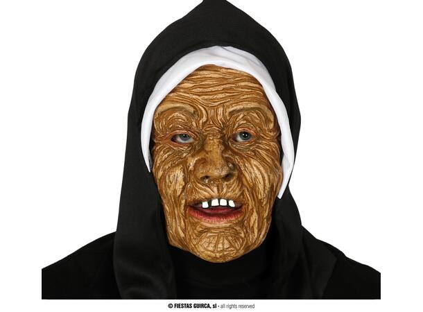 Maske - Gammel nonne - m/hette 1 Maske med hette i vinyl/polyester 