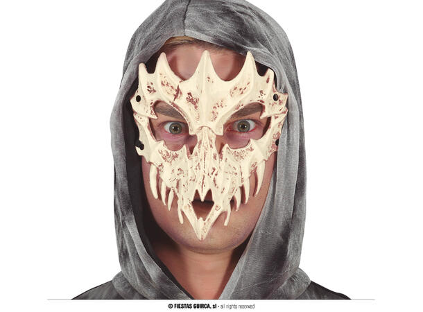 Maske - Hodeskalle monster 1 Maske i PVC 
