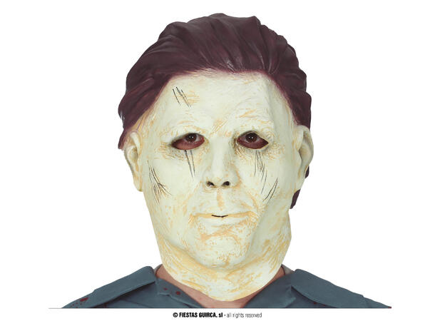 Maske - Killer - Hvit 1 Maske i Lateks 