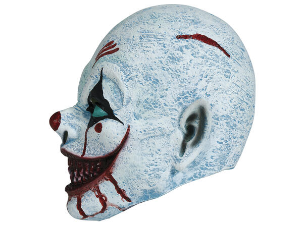 Maske - Skummel blodig klovn 1 Maske i Lateks 