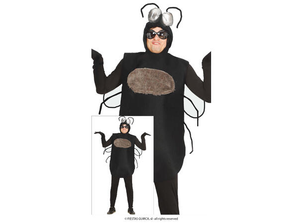 Menneskeflue - Mann 1 Kostyme til herre - 52-54 (L) 