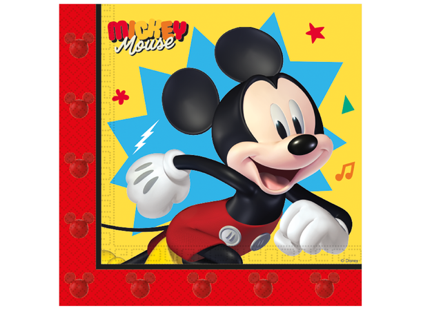 Mickey - Jump into the fun 20 Tolags papirservietter - 33x33cm