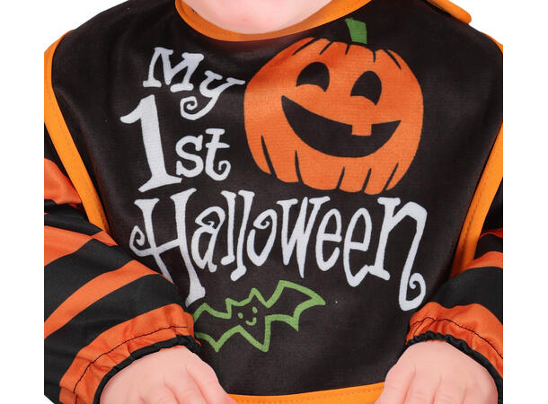 Min første Halloween - Gresskar 1 Kostyme til baby - 12-18 mnd 