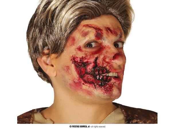 Munnarr - halv munn 1 Kunstig arr i lateks 