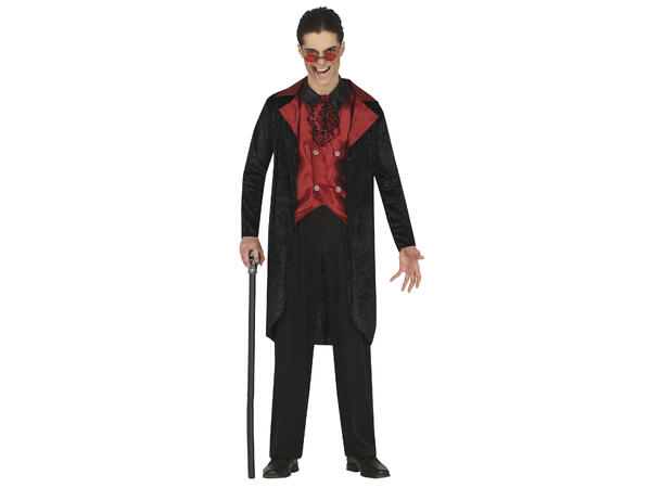 Mørk vampyr - Mann 1 kostyme til gutt 14-16 år (168cm) 