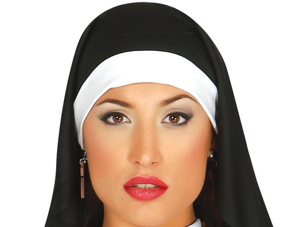 Nonnekostyme - Sort kort 1 Damekostyme - str 42-44 (L) 