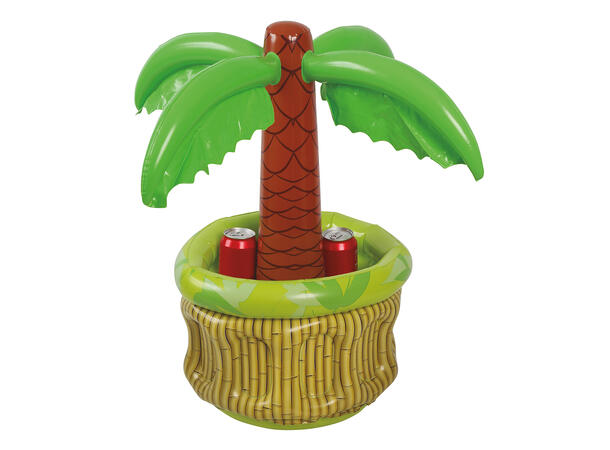 Oppblåsbar drikkekjøler m/palme 1 Oppblåsbar leke - 65cm 