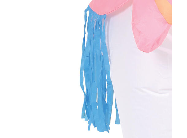 Oppblåsbar enhjørning 1 Barnekostyme til jente - Str 7-9 År 