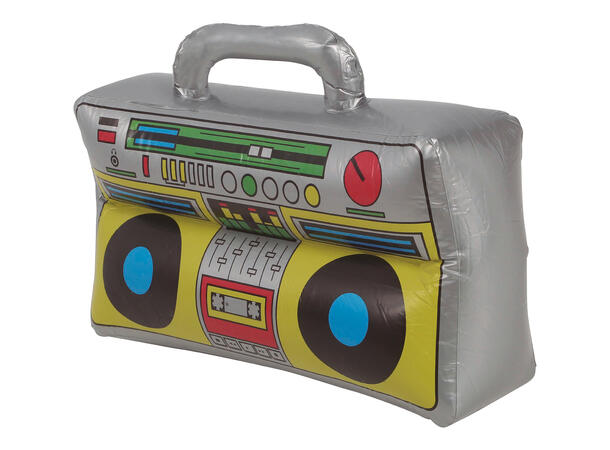 Oppblåsbar radio - 80-talls 1 Oppblåsbar leke - 40x20cm 