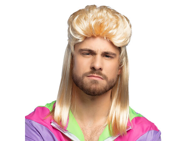 Parykk -  Larry - 80-tallet - Blond 1 Herreparykk - Onesize 