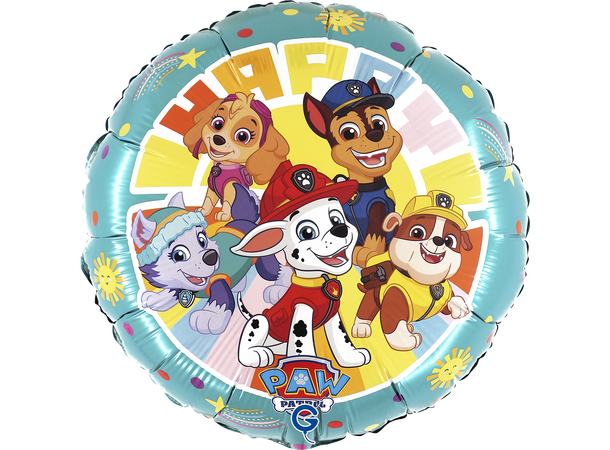 Paw Patrol - Rund 1 Folieballong rund - 46cm (18") 