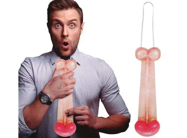 Penisslips - Herre 1 Slips i polyester m/Strikk - 40cm 