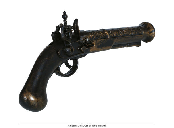 Piratpistol - Muskedunder 1 Lekepistol i plast - 28cm 