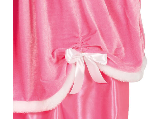 Rosa prinsesse - Kjole, Kappe og hette 1 Barnekostyme til jente - Str 3-4 År 