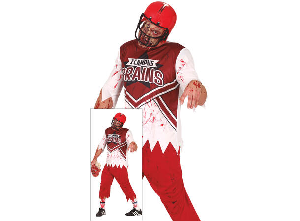 Rugby zombie 1 Kostyme til herre - 52-54 (L) 